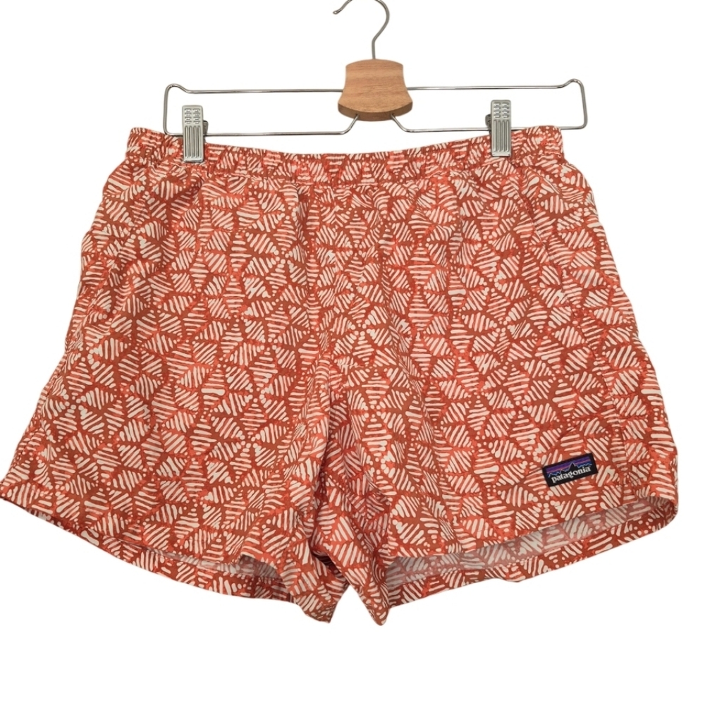 Patagonia Womens Baggies Shorts Coral Size Medium